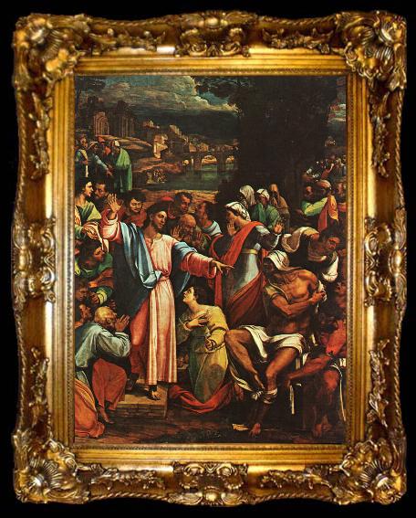 framed  Sebastiano del Piombo The Resurrection of Lazarus 02, ta009-2